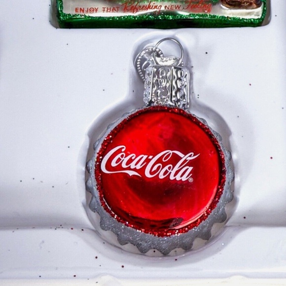 Old World Christmas Coca-Cola Mini Diner 4-Pc Set Ornament - Picture 3 of 6
